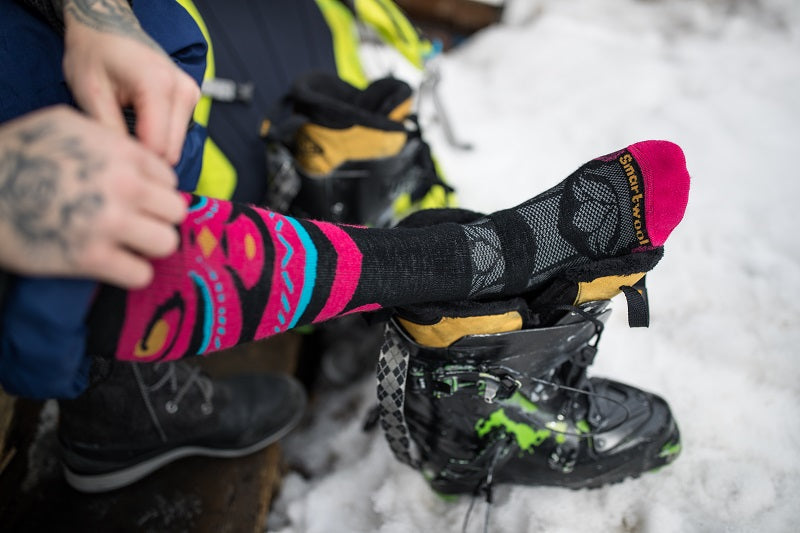 Smartwool socks feature ventilation tailored to each activity