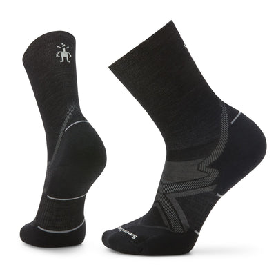Mens Run Targeted Cushion Cold Weather Crew Socks